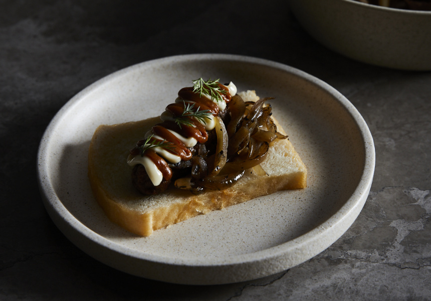 This Melbourne Dish: Aru’s Duck-Sausage Sanga