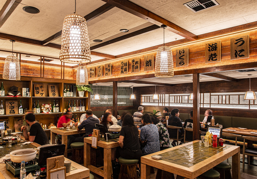 It’s All About Okonomiyaki and Yakitori at Buzzy Japanese Diner Inase Sakaba, in Sydney’s CBD