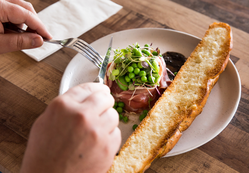 Recipe A Burrata, Prosciutto and Pea Salad With Truffled Honey