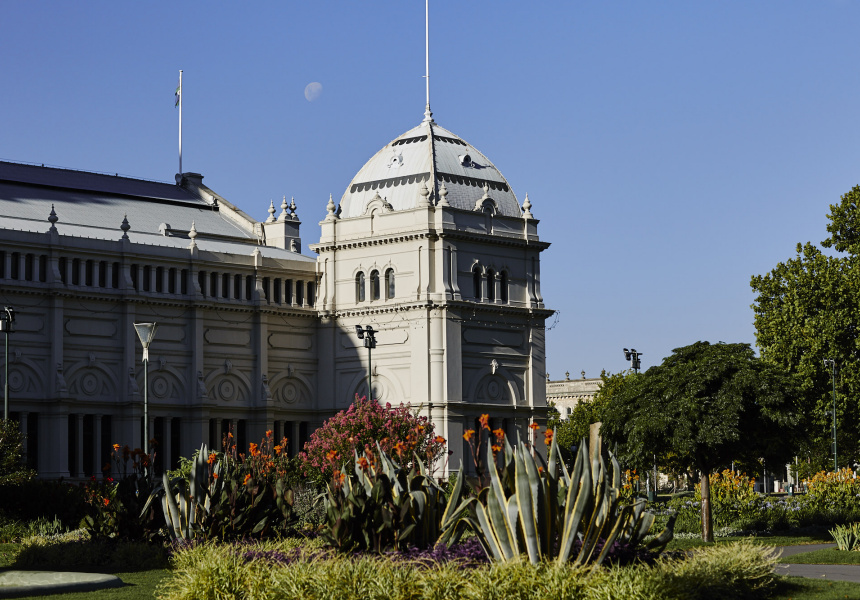 The Royal Exhbition Building in Carlton, one of nine state sites where 18–39 year olds can now receive the Astrazeneca vaccine
