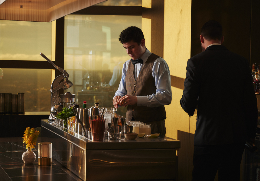 First Look: Drink Antique Cocktails Made With 100-Year-Old Spirits At Cameo, The Ritz-Carlton Hotel’s Sky-High Bar