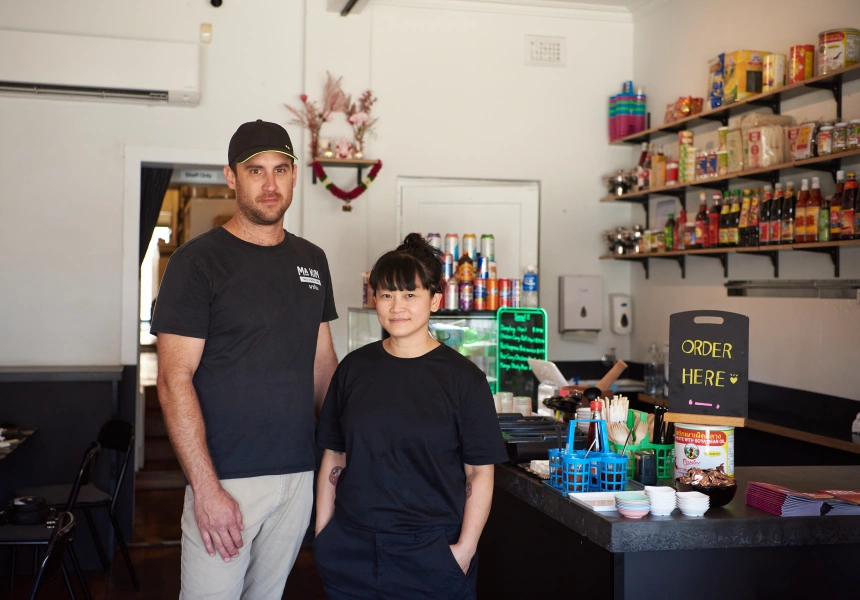 L-R: Dave Baker and Chef O
