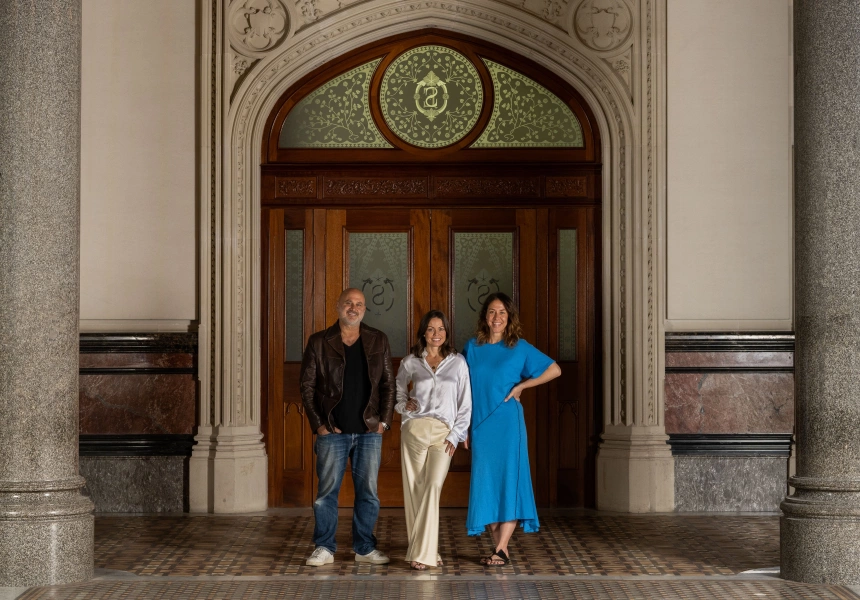 Left to right: Al Yazbek, Rebecca Yazbek and Jacqui Challinor
