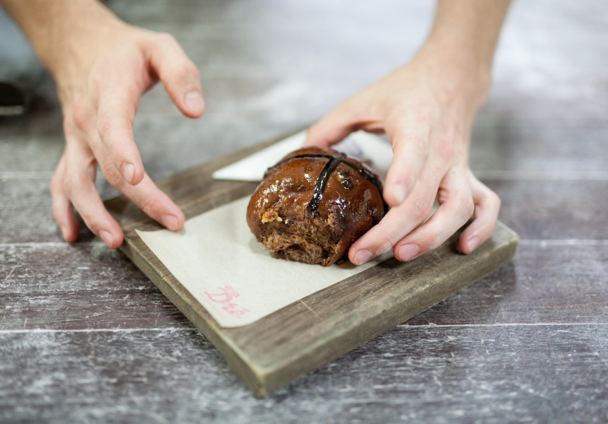 Recipe Chez Dres Double Chocolate Hot Cross Buns