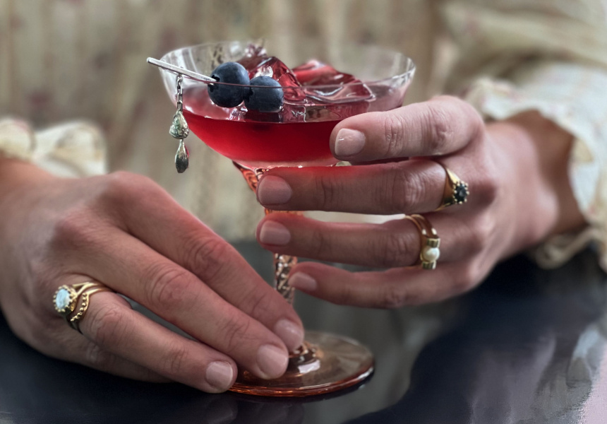 Fancy Cocktail Glass Drink