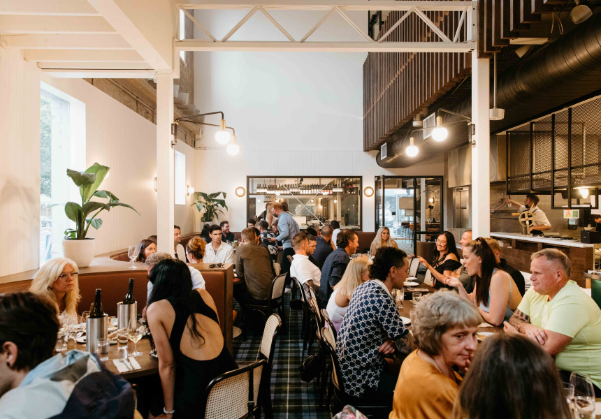First Look: Rooftop Views, Rotisserie-Chicken Rolls (by an Ex-Supernormal Head Chef) and Cocktails on Tap at the Three-Storey Hobsons Bay Hotel