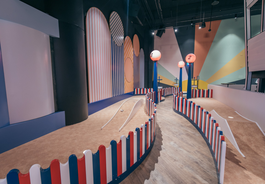 Coney Island-Inspired Minigolf, Unlimited Old-School Arcade Games and ’70s Karaoke: Your First Look at Melbourne’s New 2000-Square-Metre “Funderdome”