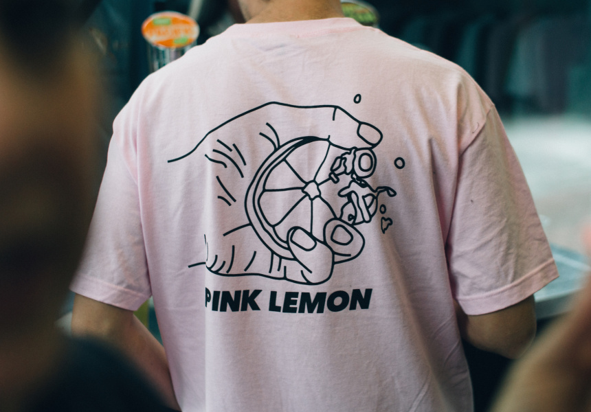 Wine Night Art Show with Pink Lemon 