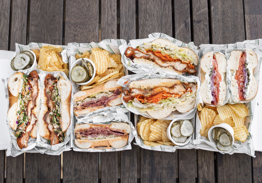 Lox in a Box Arrives in Marrickville, Serving Its Spectacular Bagels and Deli Goods From an Old-School Trailer