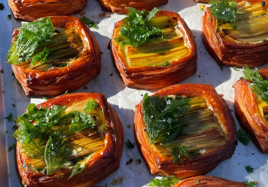 This One Thing: Teeter Bakery’s Leek, Nettle and Bechamel Danish