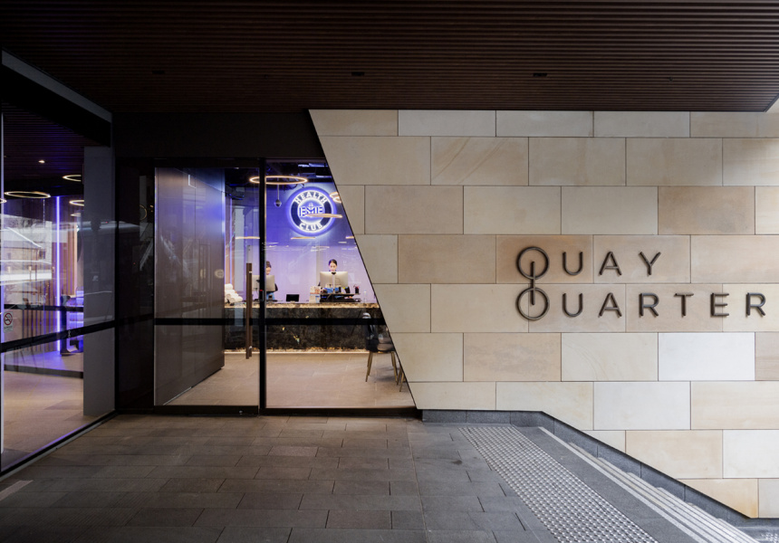 There’s a Snow Room and Massage Chairs in the Deluxe New EMF Health Club, in Sydney’s Quay Quarter Tower