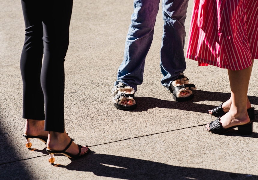 Street Style: Shoes at Mercedes-Benz Fashion Week Australia 2019