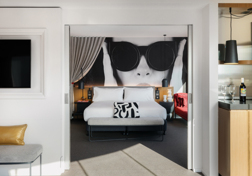 First Look: Hotel Indigo, a New Laneway Hotel With Interiors Inspired by Helmut Newton and a Vibrant Spanish Restaurant