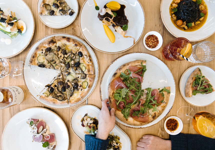 A New Darling Square All-Day Italian Eatery Opens for Pizza and Handmade Pasta