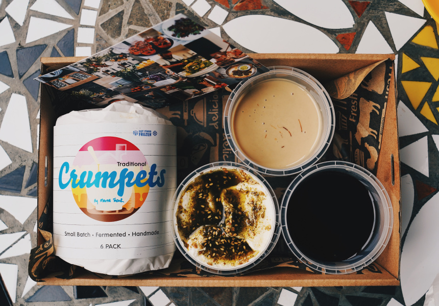 Crumpets by Merna and Tea Craft at Kepos Street Kitchen