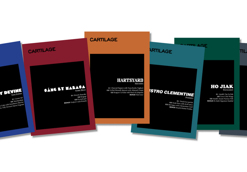 Cartilage Is a New Vintage-Inspired Recipe Journal Series Featuring Top Sydney Restaurants And Cafes – And They’re Only $15