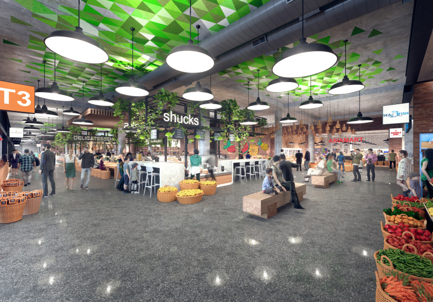 A Docklands Car Park Is Being Converted Into a New Melbourne Market