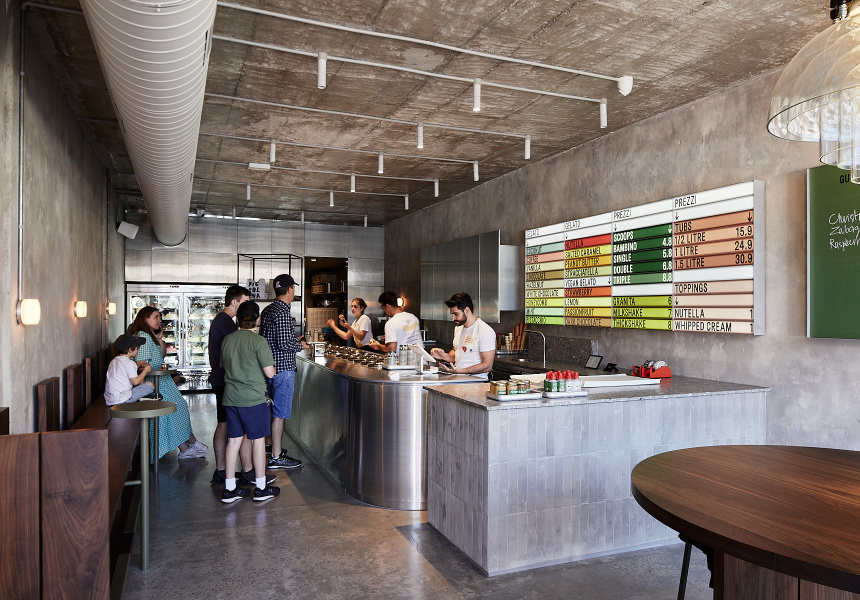 First Look: Piccolina’s Sleek New Richmond Store Looks More Like a Cocktail Bar Than a Gelateria