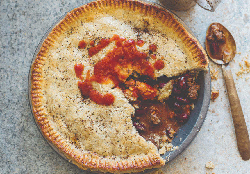 Recipe Kangaroo Pie With Bush Tomato Sauce