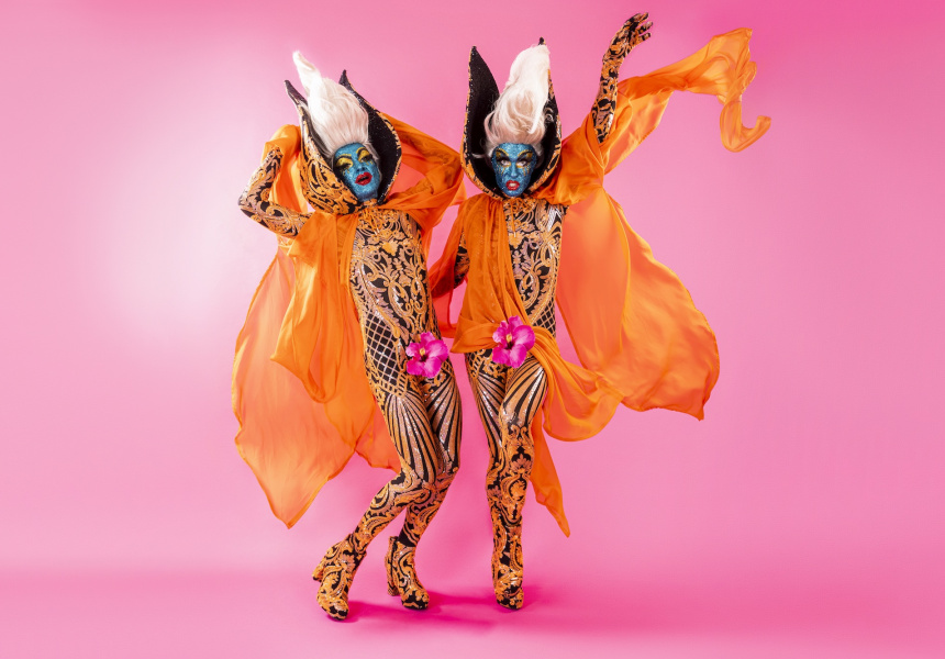 The Huxleys, ‘Hibiscus’, 2022 Giclèe Archival Print, 106cm x 106cm 
