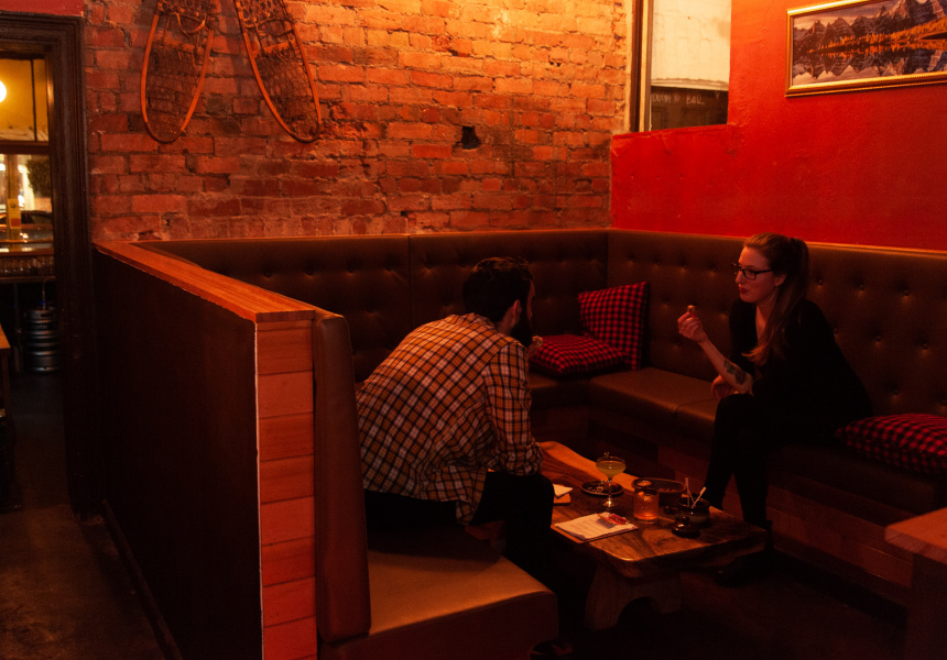 Now Open: The Wood Samaritan Is Brunswick’s Cosy New North American Log Cabin Bar