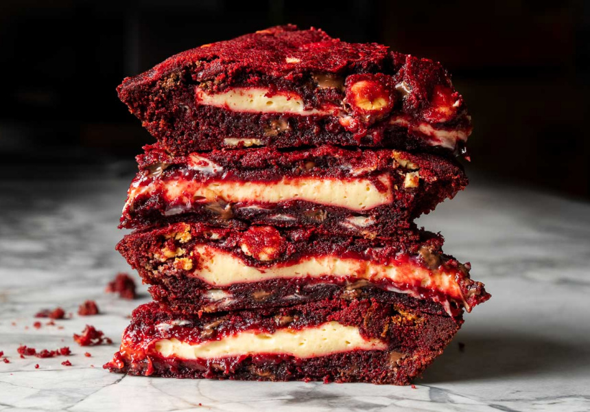 Messina Red-Velvet Cookie Pies