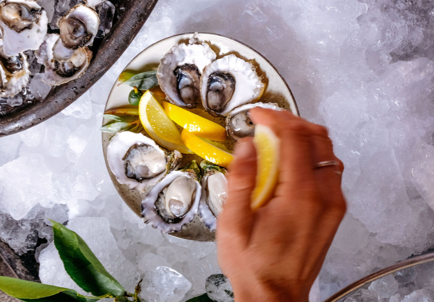 Oyster Garden by The Big Oyster at Comida