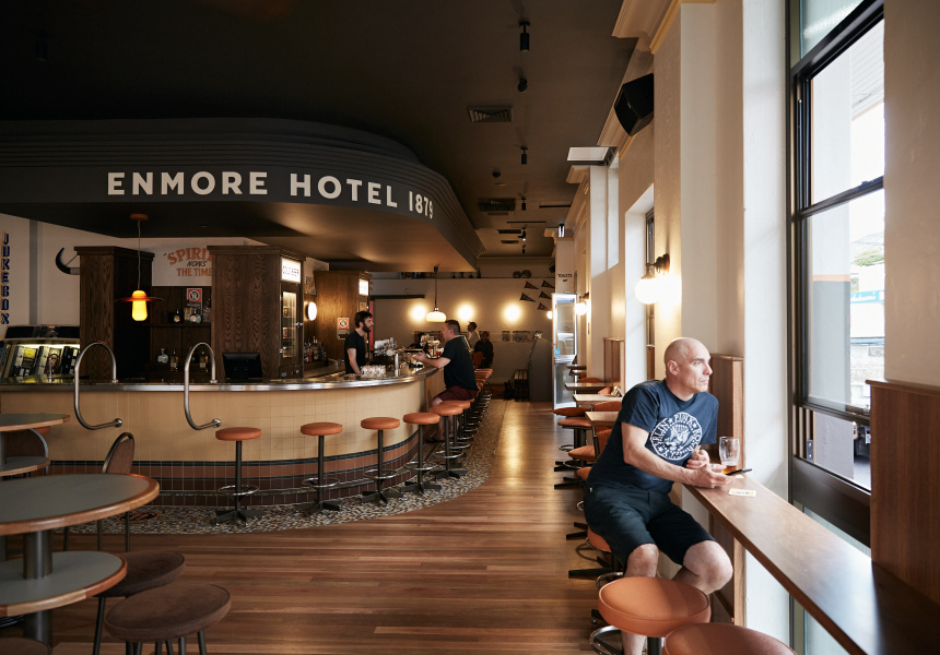 The Enmore Hotel Is a ’70s-Style Boozer in the Former Sly Fox Space, With Pool and Pies Until 3am