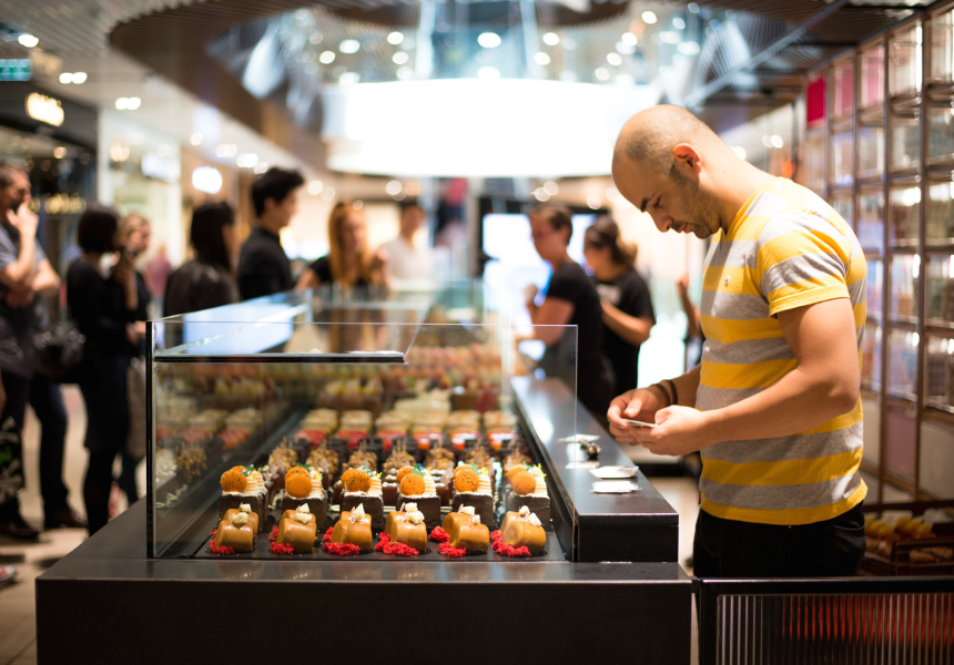 Adriano Zumbo at his Emporium store.
