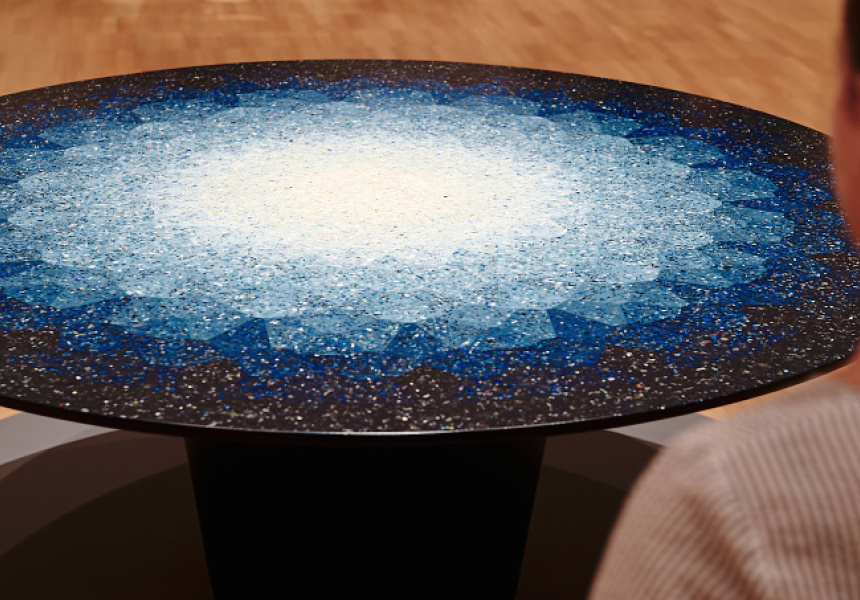 A Beautiful Terrazzo Table Made From Garbage