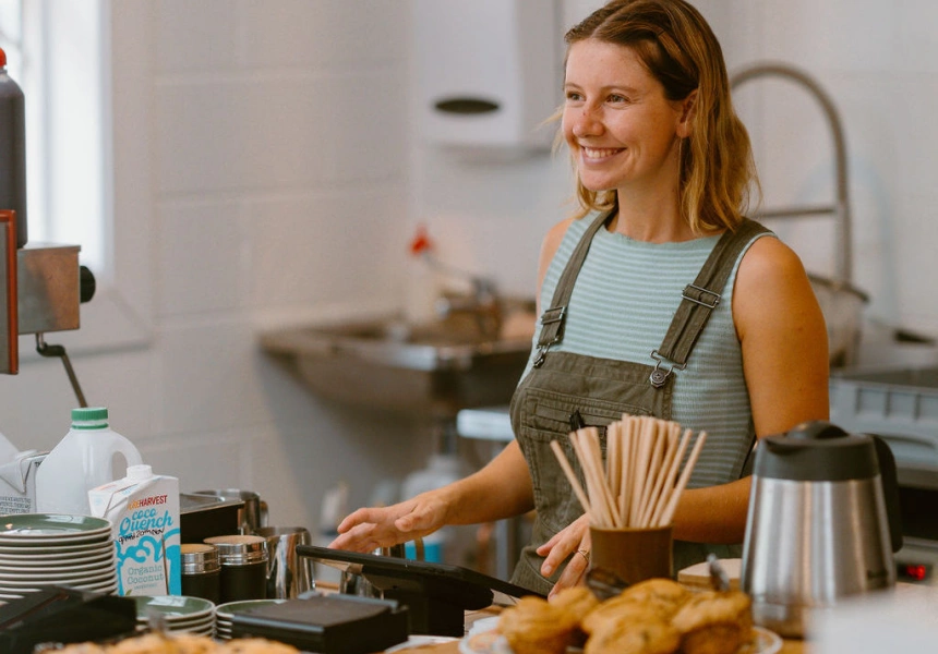 First Look: Byron’s Latest Cafe Happy Days Bakes Its Bread In-House – And the Coffee’s Roasted Next Door