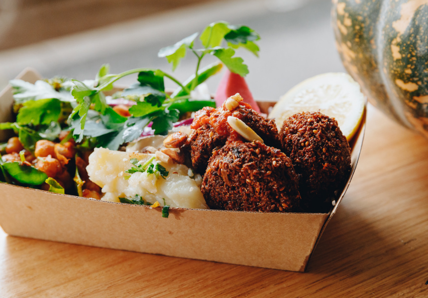 Introducing Advi’s Falafels a New VeganFriendly Counter Cafe in