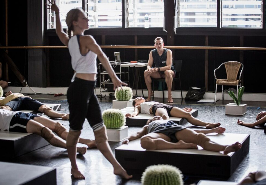 Rehearsal for Sydney Dance Company's 'Cacti'
