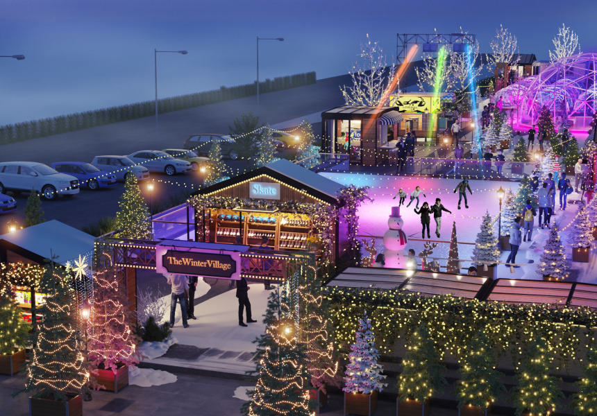 Hire an Igloo With a View on the Fed Square Car Park Rooftop
