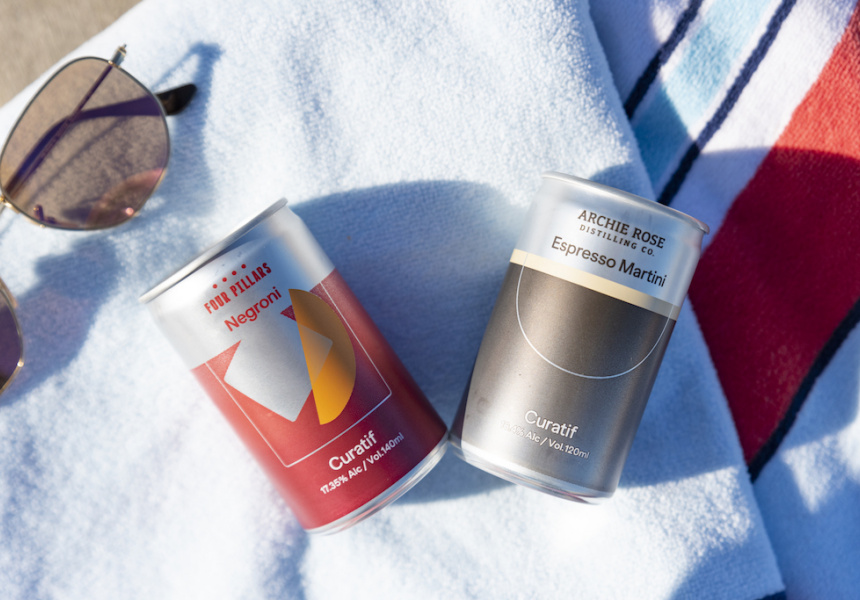 Swap Your Vodka Cruiser for a Curatif Canned Cocktail