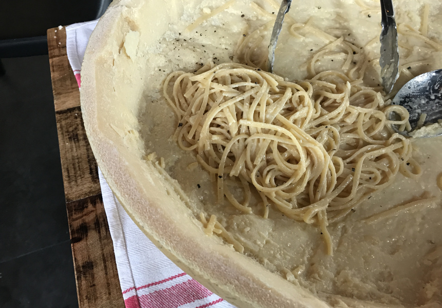 Parmesan Wheel Week at Cucinetta