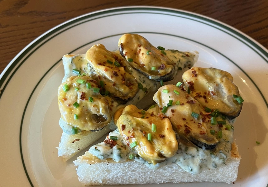 Mussel escabeche, Bar Miette
