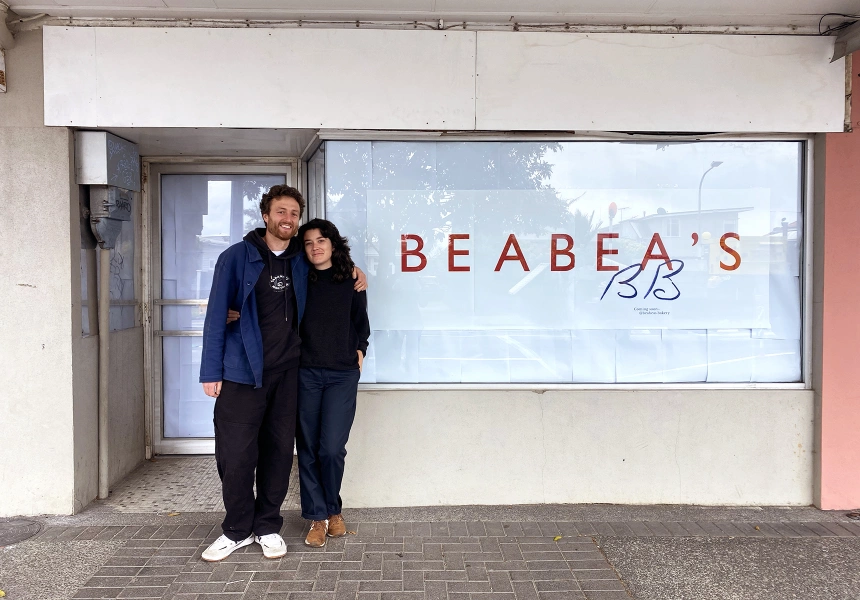 Beabea's Bakery founders Ben Eyres and Sarah Tabak
