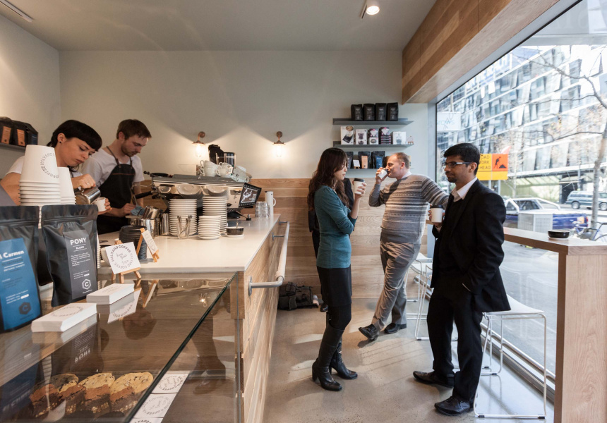 Halyard Coffee Moors in Docklands