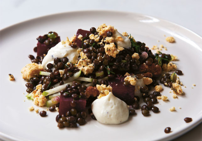 Recipe: Cumulus Inc's Beetroot, Lentil, Apple and Mint Salad