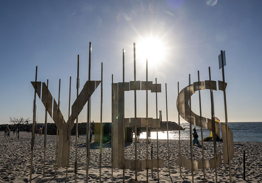 Sachio Ingrilli, Perspective, Sculpture by the Sea, Cottesloe 2022.
