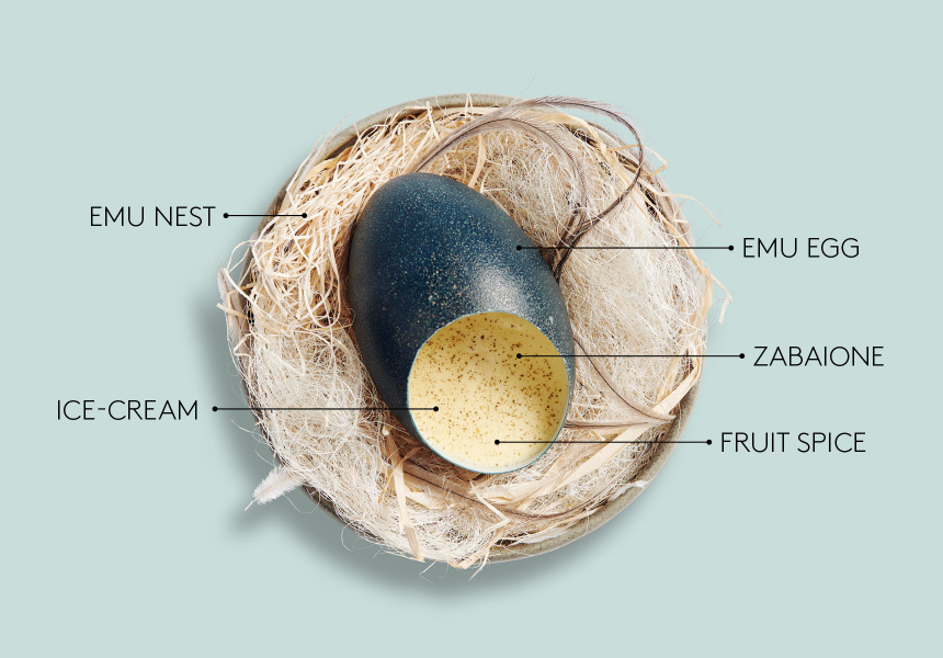 How It’s Made: Attica’s Whipped Emu Egg