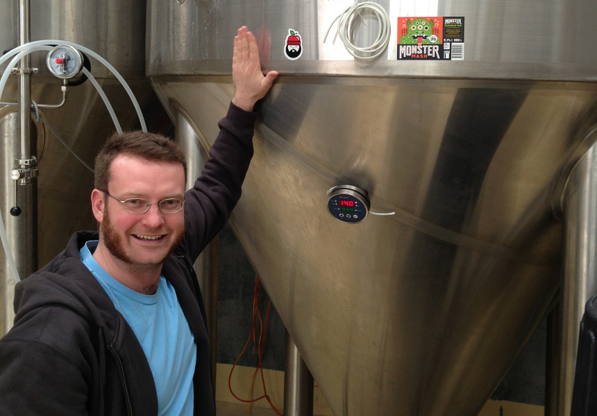 Nat Reeves of Kaiju! beer.
