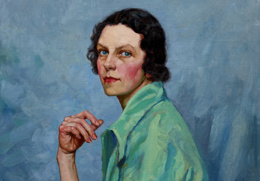 Self-portrait, 1939 by Tempe Manning
