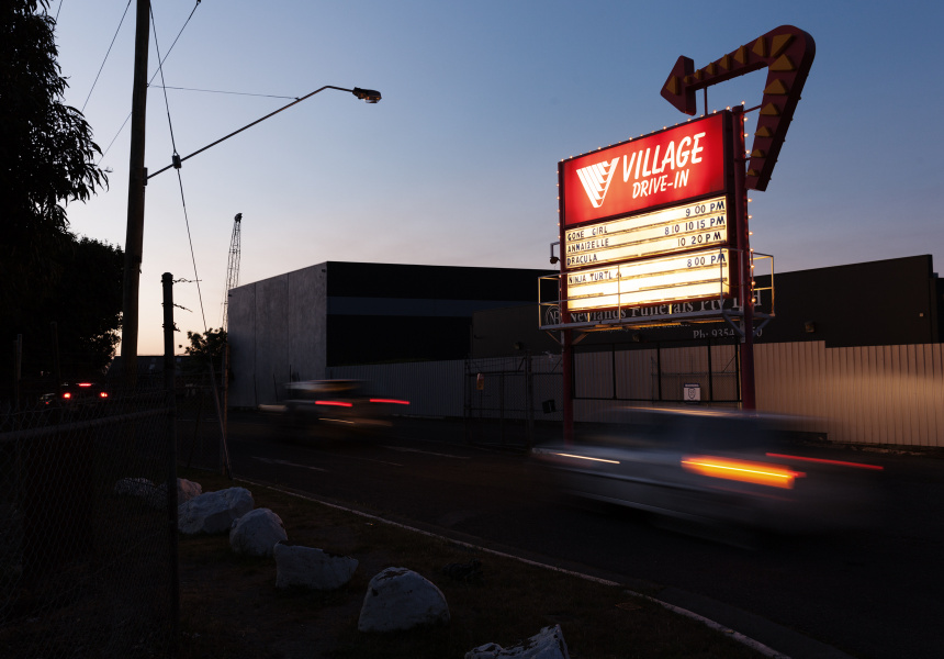 The Disappearing Reappearing Drive In Cinema