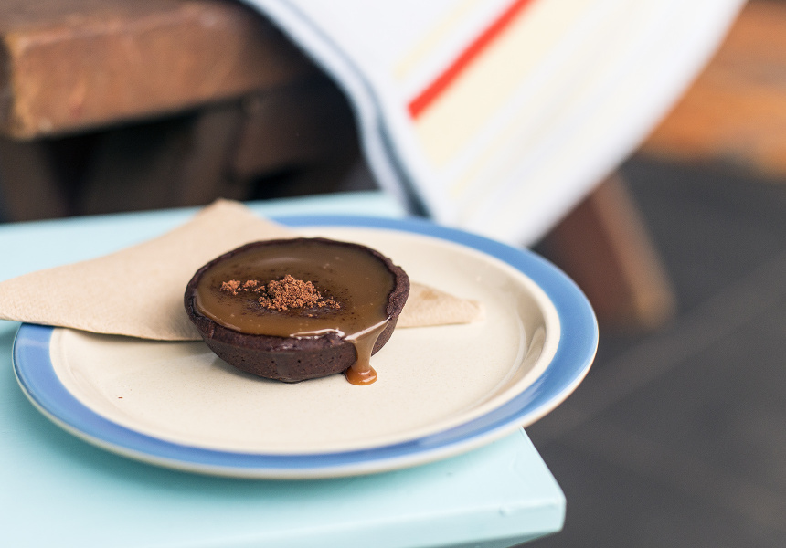Sourdough and Charcoal Macarons at Goose Bakery