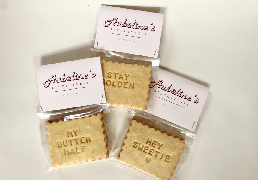 A French Chef Is Baking Buttery Biscuits, Stamping Them With a Note and Delivering Them to Your Door