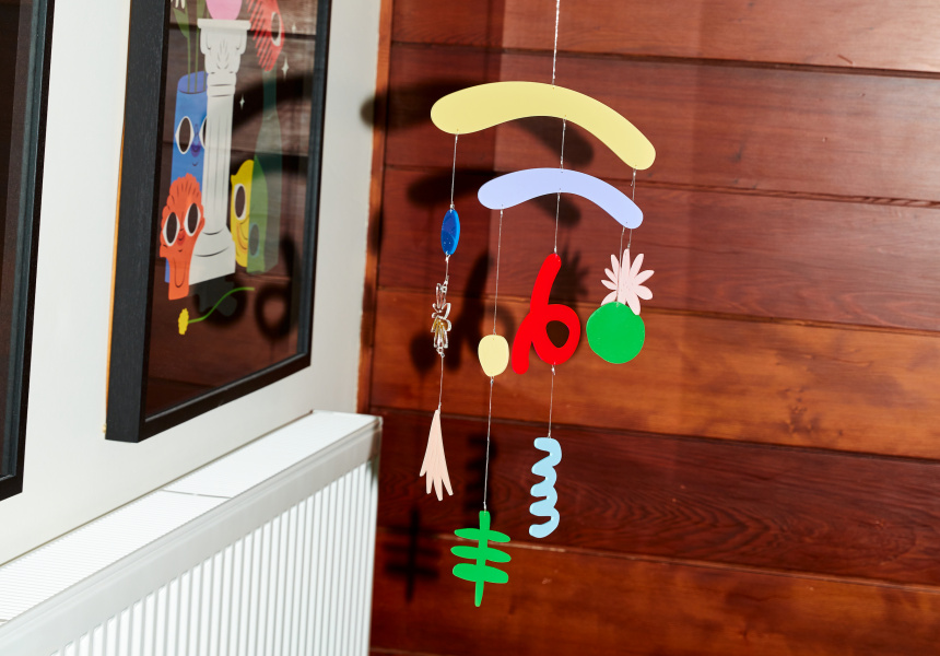 Bright Wavy Mirrors and Mobiles for GrownUps Melbourne’s Double Date