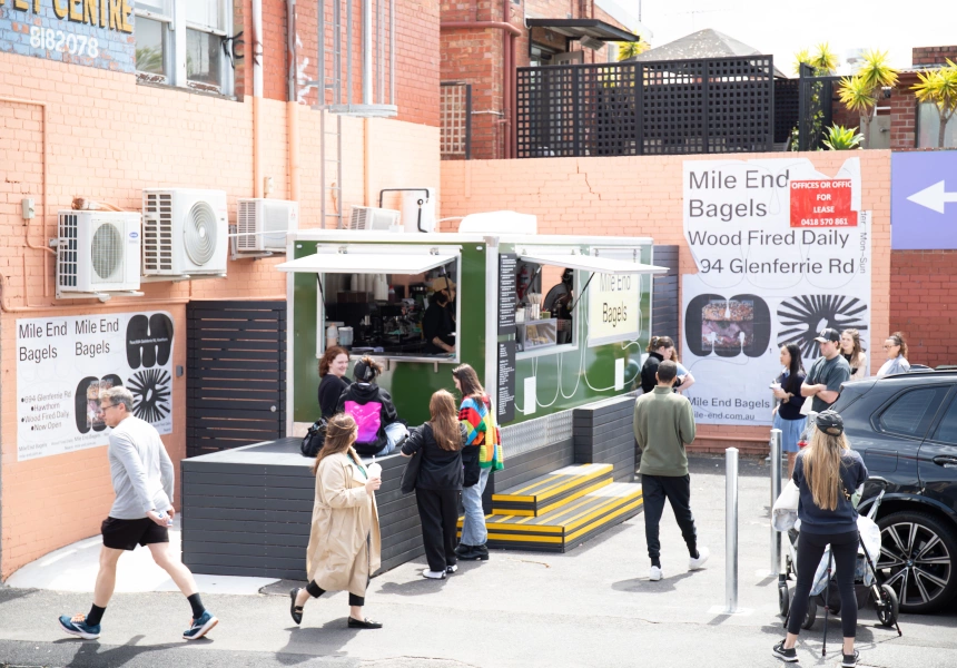 First Look: Mile End’s New Bagel Shop Opens in a Repurposed Hawthorn Car Park