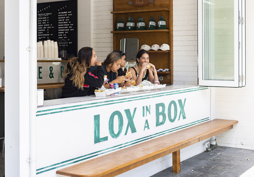 Beloved Bondi Bagel Joint Lox in a Box Opens Two New Beachside Stores